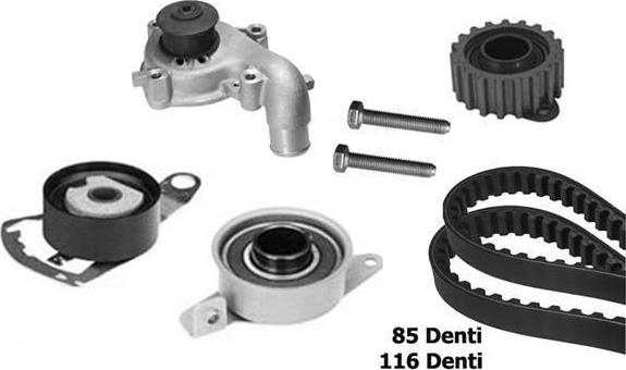 BUGATTI KBU0247A - Water Pump & Timing Belt Set autospares.lv