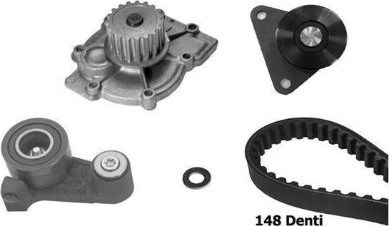 BUGATTI KBU10138A - Water Pump & Timing Belt Set autospares.lv