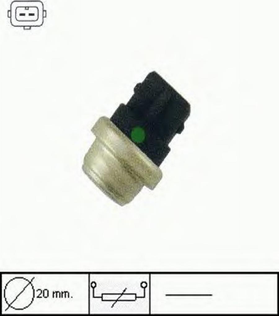 Bugiad BTS 65298 - Sensor, coolant temperature autospares.lv