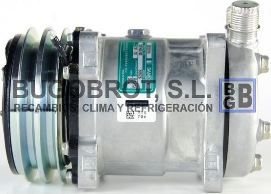 BUGOBROT 50-6626S - Compressor, air conditioning autospares.lv