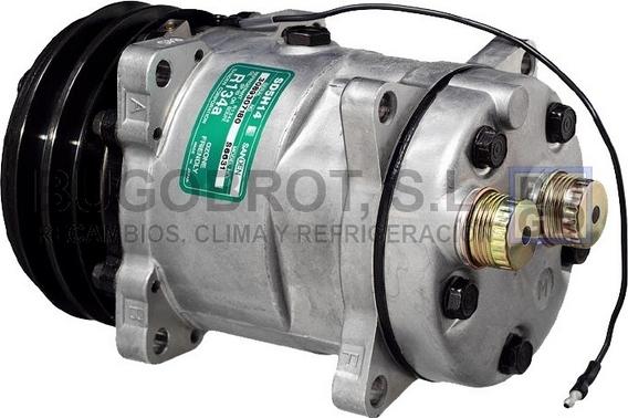 BUGOBROT 50-6631Q - Compressor, air conditioning autospares.lv