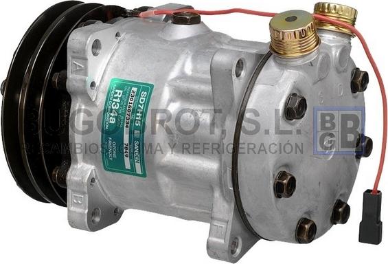 BUGOBROT 50-7849 - Compressor, air conditioning autospares.lv