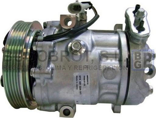 BUGOBROT 51-1447 - Compressor, air conditioning autospares.lv