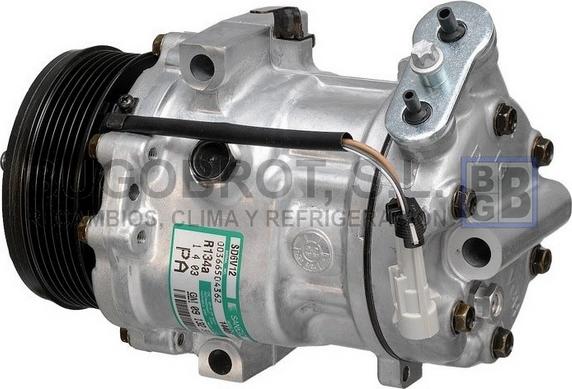 BUGOBROT 51-1418 - Compressor, air conditioning autospares.lv