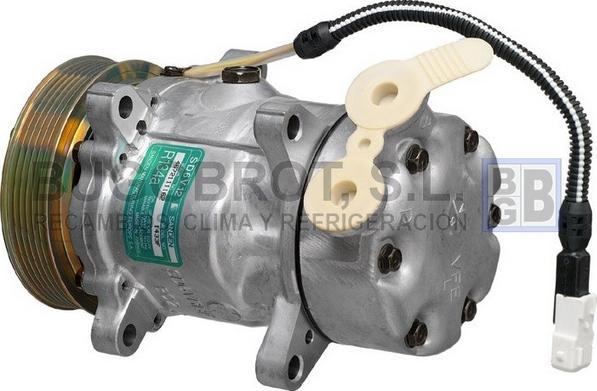 BUGOBROT 51-1433 - Compressor, air conditioning autospares.lv