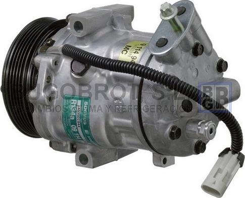 BUGOBROT 51-1550 - Compressor, air conditioning autospares.lv