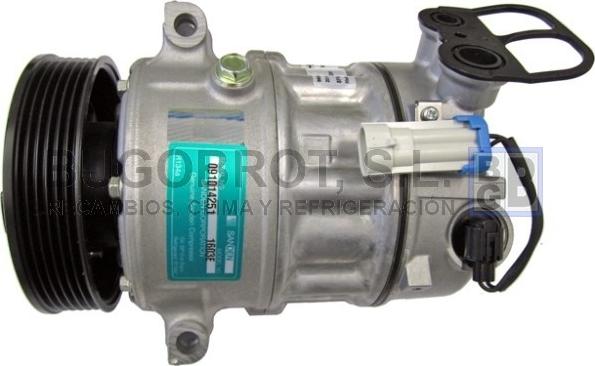 BUGOBROT 51-1603 - Compressor, air conditioning autospares.lv