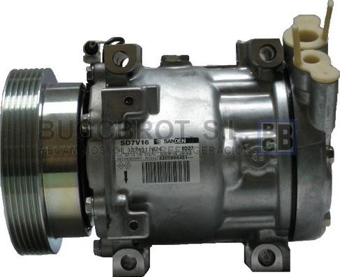 BUGOBROT 51-1027 - Compressor, air conditioning autospares.lv