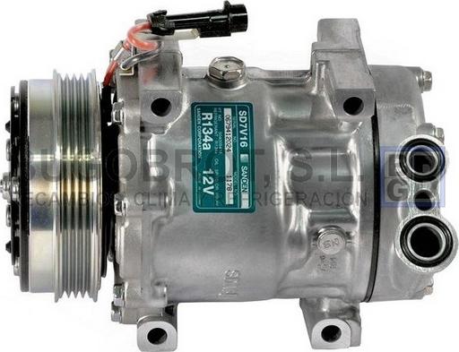 BUGOBROT 51-1178 - Compressor, air conditioning autospares.lv