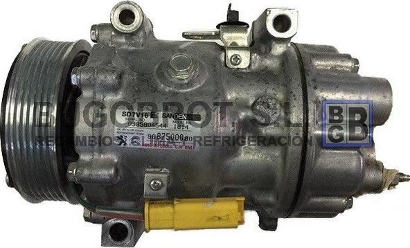 BUGOBROT 51-1814 - Compressor, air conditioning autospares.lv