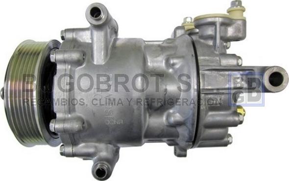 BUGOBROT 51-1834F - Compressor, air conditioning autospares.lv