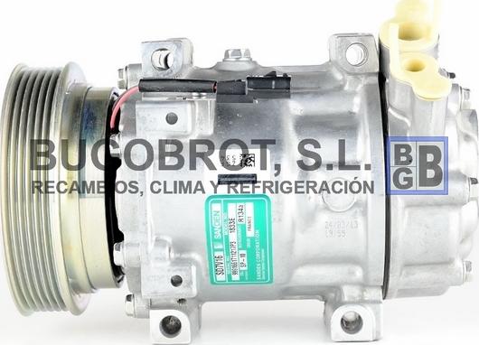 BUGOBROT 51-1833 - Compressor, air conditioning autospares.lv