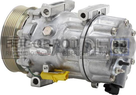 BUGOBROT 51-1308 - Compressor, air conditioning autospares.lv