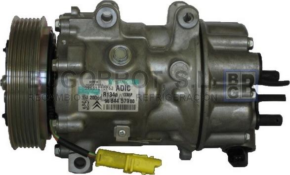 BUGOBROT 51-1336 - Compressor, air conditioning autospares.lv