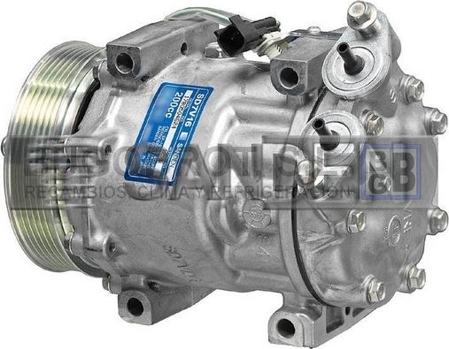 BUGOBROT 51-1248 - Compressor, air conditioning autospares.lv