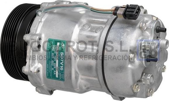 BUGOBROT 51-1206 - Compressor, air conditioning autospares.lv