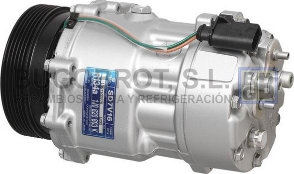 BUGOBROT 51-1233 - Compressor, air conditioning autospares.lv