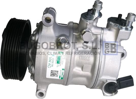 BUGOBROT 51-1720 - Compressor, air conditioning autospares.lv