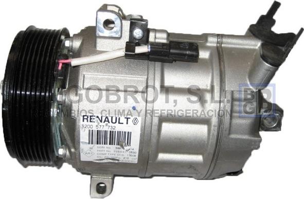 BUGOBROT 51-RE86004 - Compressor, air conditioning autospares.lv