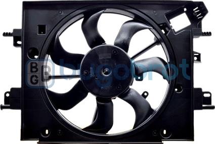 BUGOBROT 18-DA7018 - Fan, radiator autospares.lv