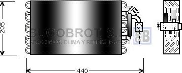 BUGOBROT 70-BWV003 - Evaporator, air conditioning autospares.lv