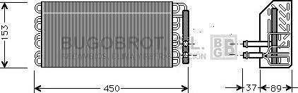 BUGOBROT 70-MSV009 - Evaporator, air conditioning autospares.lv