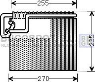 BUGOBROT 70-OLV481 - Evaporator, air conditioning autospares.lv