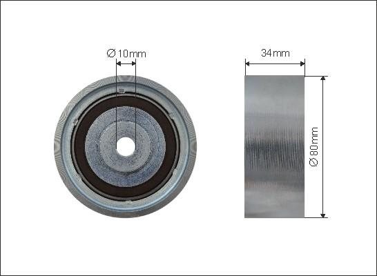 Caffaro 401-99 - Deflection / Guide Pulley, timing belt autospares.lv