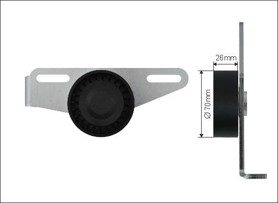 Caffaro 500059 - Belt Tensioner, v-ribbed belt autospares.lv