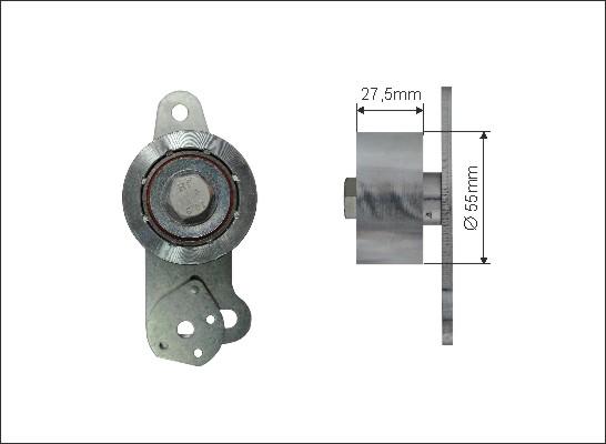 Caffaro 500140 - Tensioner, timing belt autospares.lv