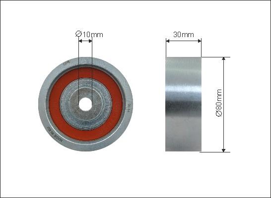 Caffaro 500126 - Deflection / Guide Pulley, timing belt autospares.lv