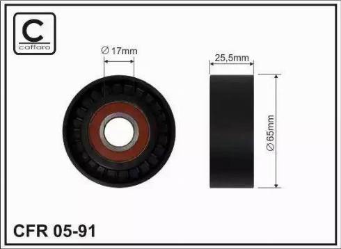 CITROËN Y60115980A - Pulley, v-ribbed belt autospares.lv