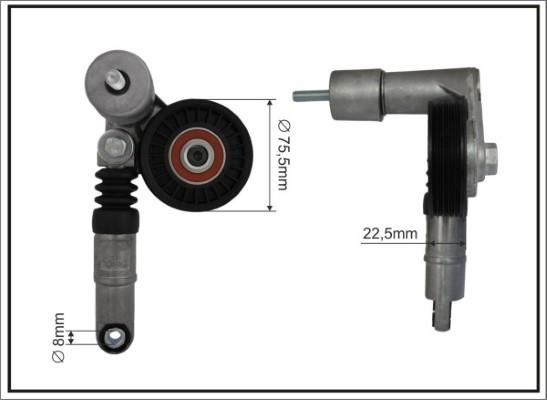 Caffaro 108222SP - Belt Tensioner, v-ribbed belt autospares.lv