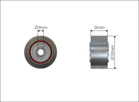 Caffaro 139-81 - Pulley, v-ribbed belt autospares.lv