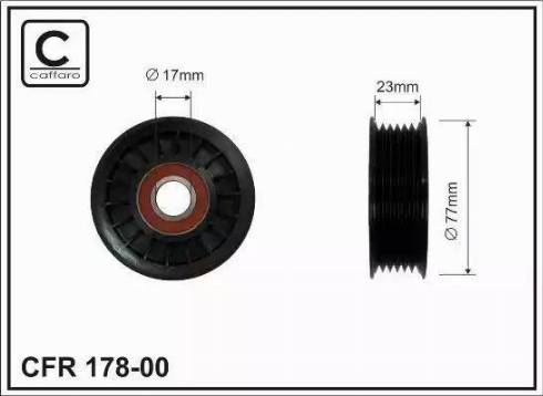 KRAFT AUTOMOTIVE 1222026 - Pulley, v-ribbed belt autospares.lv