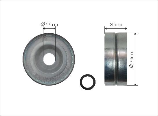 Caffaro 316-00 - Pulley, v-ribbed belt autospares.lv