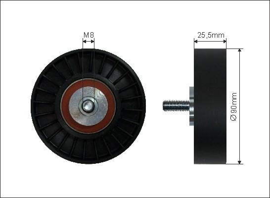 Caffaro 20-27 - Pulley, v-ribbed belt autospares.lv