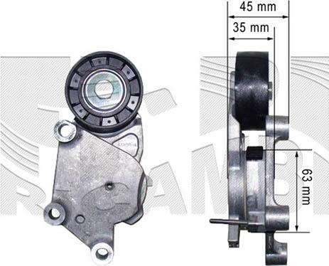 Caliber 47967 - Belt Tensioner, v-ribbed belt autospares.lv