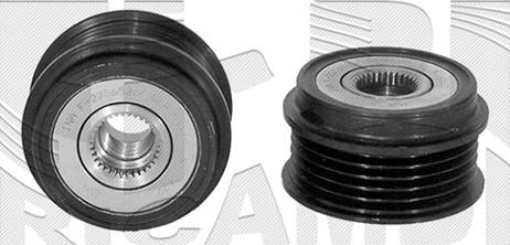 Caliber 57864 - Pulley, alternator, freewheel clutch autospares.lv