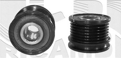 Caliber 57769 - Pulley, alternator, freewheel clutch autospares.lv