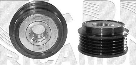 Caliber 67460 - Pulley, alternator, freewheel clutch autospares.lv