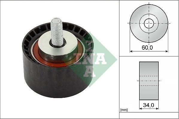 Caliber 89708 - Deflection / Guide Pulley, timing belt autospares.lv