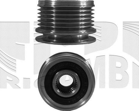 Caliber 87504 - Pulley, alternator, freewheel clutch autospares.lv