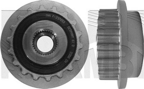 Caliber 20366 - Pulley, alternator, freewheel clutch autospares.lv