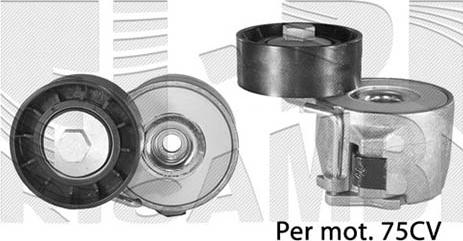 Caliber 77168 - Belt Tensioner, v-ribbed belt autospares.lv