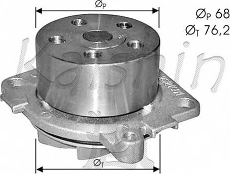 Caliber WPC406 - Water Pump autospares.lv