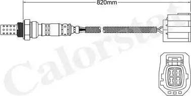 Calorstat by Vernet LS140669 - Lambda Sensor autospares.lv