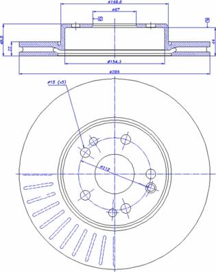 CAR MR 32 1V - Brake Disc autospares.lv