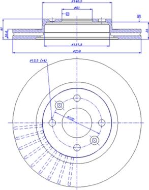 CAR 142.549 - Brake Disc autospares.lv