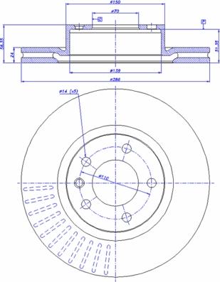 Brake Engineering DI955483 - Brake Disc autospares.lv